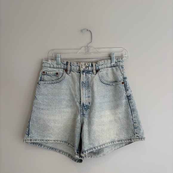 Zara Pants - Zara Light Blue High Rise Jean Shorts